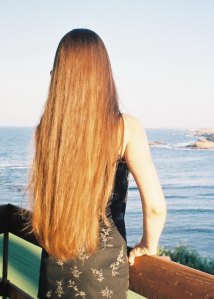 Image of middle-aged woman with long hair